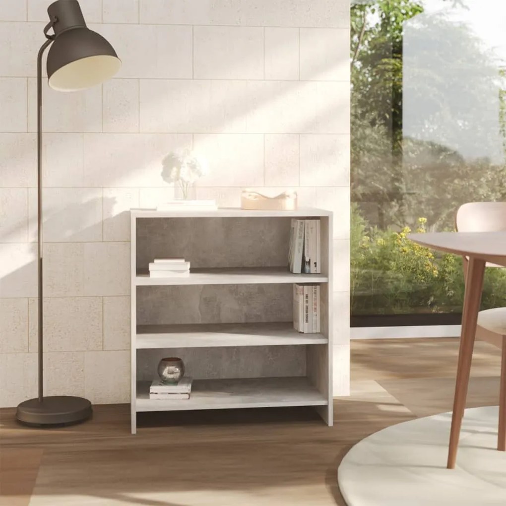 vidaXL Ντουλάπι Γκρι Σκυροδέματος 70x40,5x75 εκ. Επεξεργασμένο Ξύλο