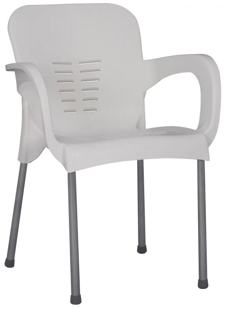 ΠΟΛΥΘΡΟΝΑ ΠΟΛΥΠΡΟΠΥΛΕΝΙΟΥ RECYCLED KAREK  ΛΕΥΚΟ ΧΡΩΜΑ 59,5x59x81Y εκ. 59.5x59x81 εκ.