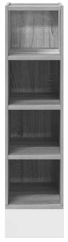 vidaXL Ντουλάπι "Riga" Γκρι Sonoma 20x44,5x81,5 εκ. από Τεχνητό Ξύλο