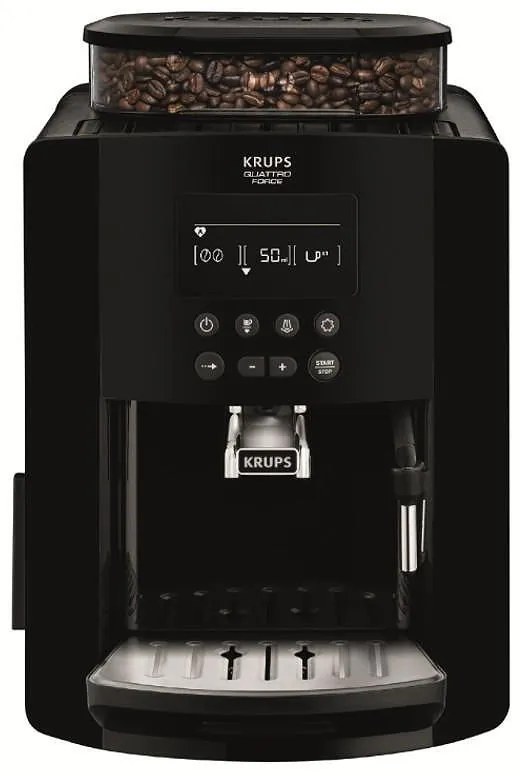 Crups EA817010 ESP Αυτόματη Μηχανή Espresso 1450W Πίεσης 15bar για Cappuccino με Μύλο Άλεσης Μαύρη
