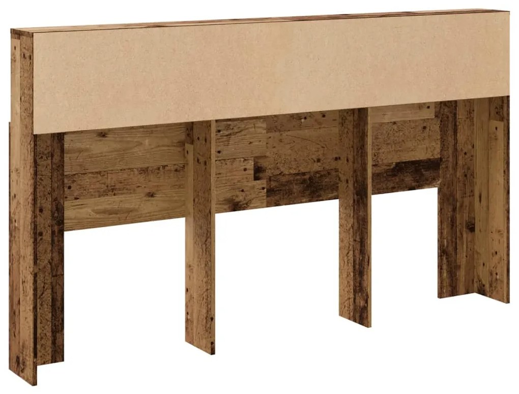 Ντουλάπι κεφαλάρι Παλιό ξύλο 180x19x103,5 cm Ξύλο μηχανής 856872