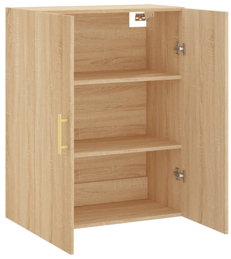 vidaXL Ντουλάπι Επιτοίχιο Sonoma Δρυς 69,5 x 34 x 90 εκ.