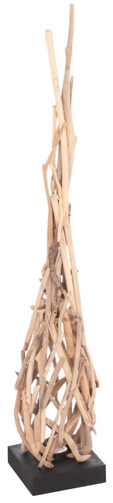 ΔΙΑΚΟΣΜΗΤΙΚΟ ΦΩΤΙΣΤΙΚΟ ΔΑΠΕΔΟΥ FLAMER HM4439 DRIFTWOOD ΣΕ ΦΥΣΙΚΟ 30x30x179Υεκ. (1 Τεμμάχια)