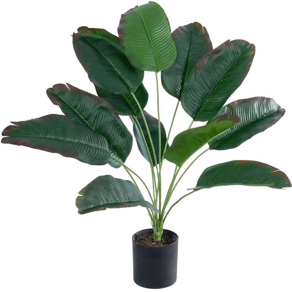 Τεχνητό Φυτό Banana 20928 Φ70x55cm Green-Brown GloboStar Πολυαιθυλένιο,Ύφασμα