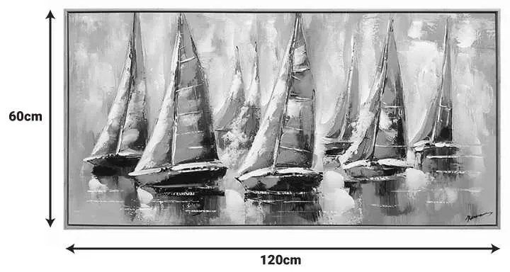 Πίνακας σε καμβά Yelkan Inart με πλαίσιο 120x3.5x60εκ
