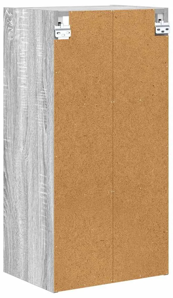 vidaXL Κρεμαστό ντουλάπι Γκρίζο Σονομα 40 x 29,5 x 80 εκ.