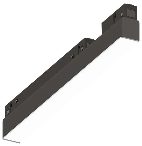 Γραμμικό Φωτιστικό Ράγας LED 7W 48VDC Μαύρο 3000Κ Dimmer 1-10V Ego 303789 Ideal Lux 303789