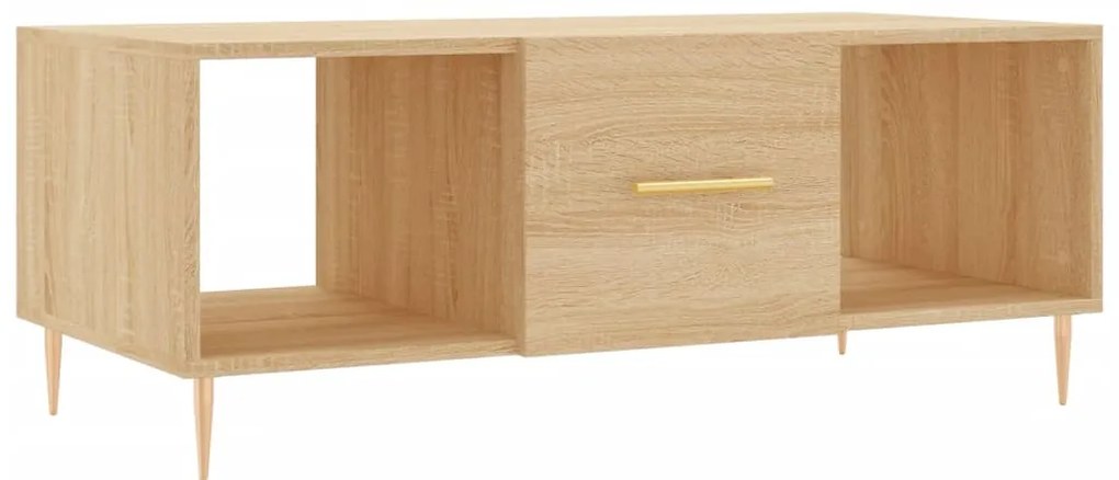 vidaXL Τραπεζάκι Σαλονιού Sonoma Δρυς 102x50x40 εκ. από Επεξεργ. Ξύλο