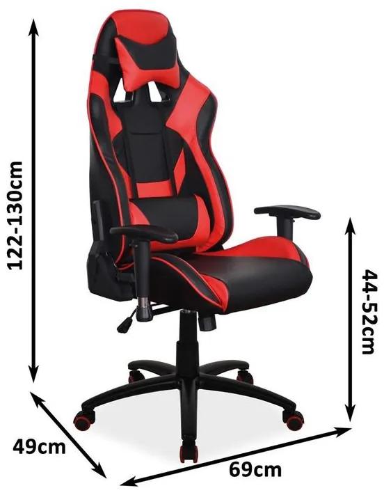 Καρέκλα Gaming Supra Μαύρη / Κόκκινη