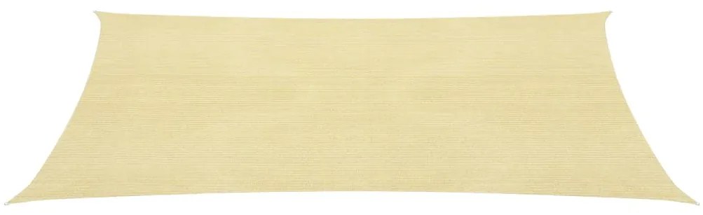 vidaXL Πανί Σκίασης Μπεζ 3 x 6 μ. από HDPE 160 γρ/μ²