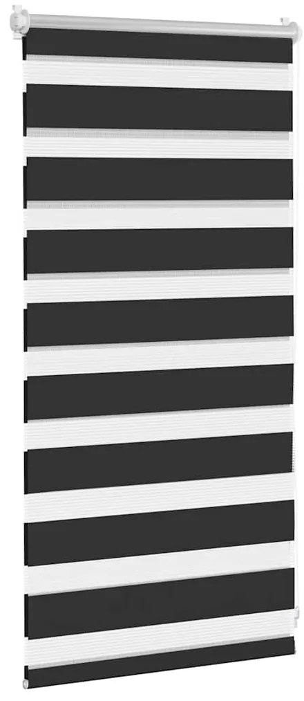 vidaXL Σύστημα Σκίασης Ρόλερ Zebra Μαύρο 40 x 100 εκ.