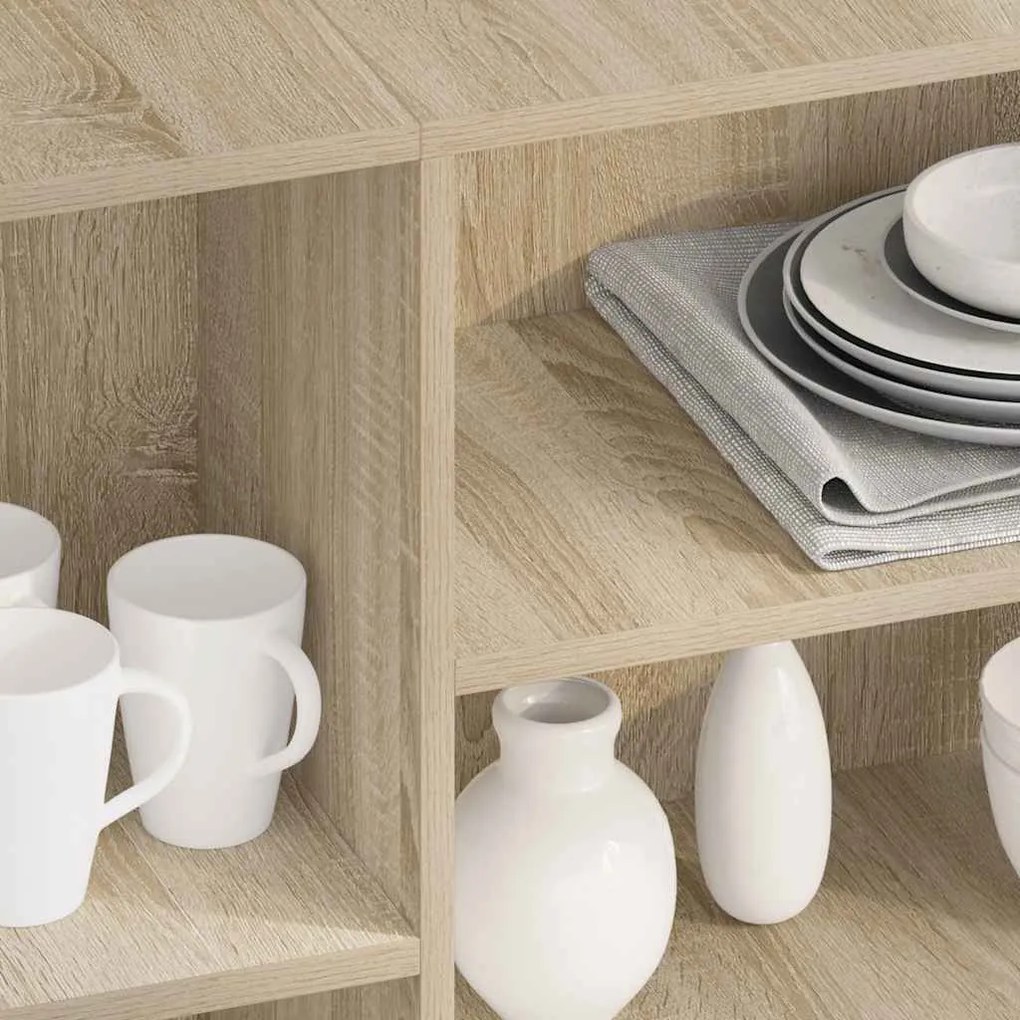 vidaXL Ντουλάπι Sonoma Δρυς 120x30x75 εκ. από Επεξεργασμένο Ξύλο