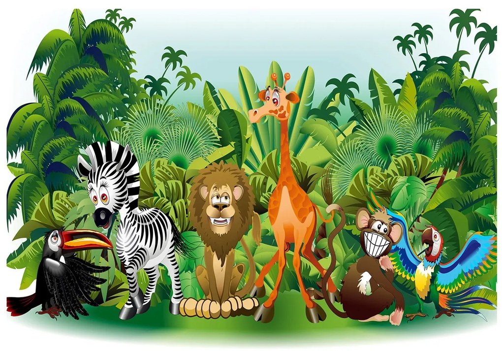 Φωτοταπετσαρία - Jungle Animals 350x245