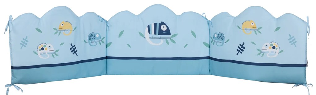 Πάντα Κούνιας Microfiber 45x195εκ. Digital Print Fun 4935 Μπλε Das Baby