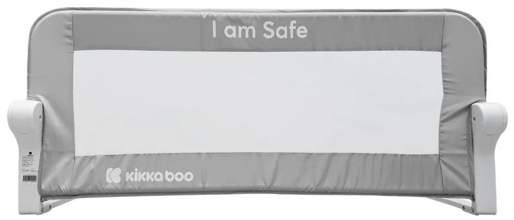 ΠΡΟΣΤΑΤΕΥΤΙΚΗ ΜΠΑΡΑ ΚΡΕΒΑΤΙΟΥ KIKKA BOO 102CM I AM SAFE GREY 31003050008