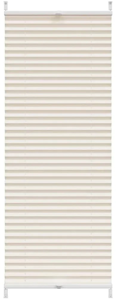 vidaXL Πλισέ ρόλερ σκίασης 50x150cm Κρεμ