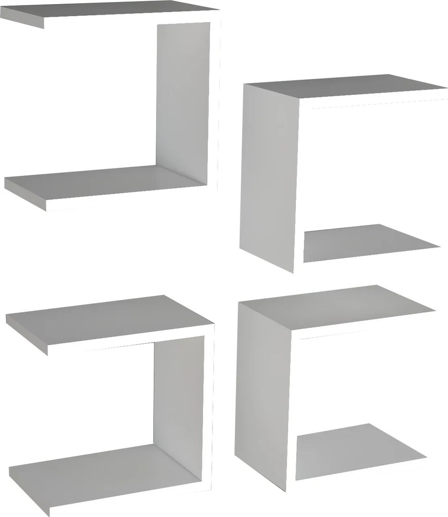 Wall Shelf Base - White White