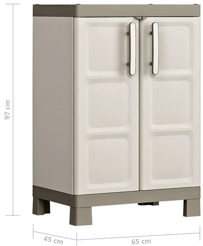 Keter Ντουλάπι Αποθήκευσης με Ράφια Excellence Μπεζ / Taupe 97 εκ.