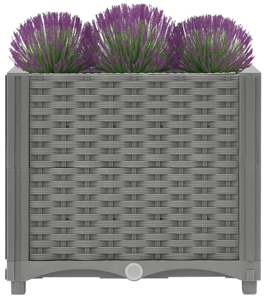 vidaXL Ζαρντινιέρα 40 x 40 x 38 εκ. από Πολυπροπυλένιο