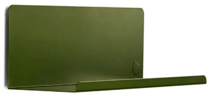 Μεταλλικό ράφι The Ledge Small Olive Πράσινο Χάλυβα H12xW35xD13cm Mustard