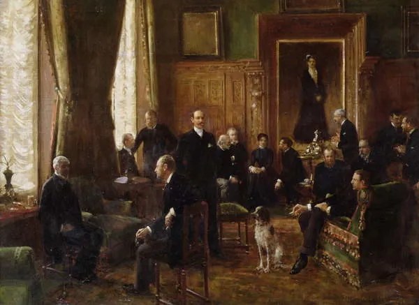 Αναπαραγωγή The Salon of the Countess Potocka, 1887, Jean Beraud