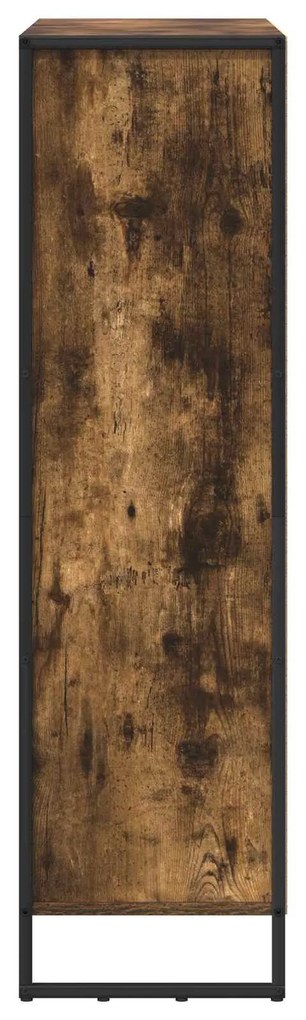 vidaXL Βιβλιοθήκη 2 pcs Καπνιστό Δρύς 99,5 x 30 x 108,5 εκ