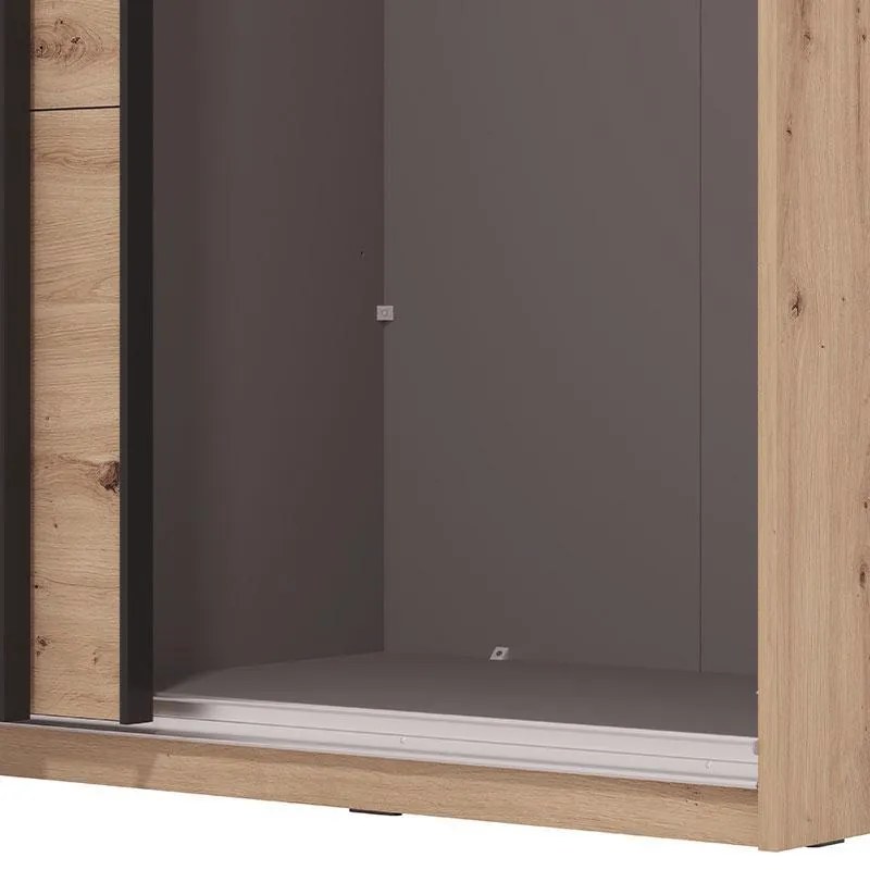 Ντουλάπα Gard 150 OG με Καθρέφτη Artisan 146x61x218 εκ. 146x61x218 εκ.