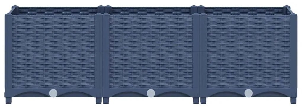 vidaXL Ζαρντινιέρα 120 x 40 x 38 εκ. από Πολυπροπυλένιο