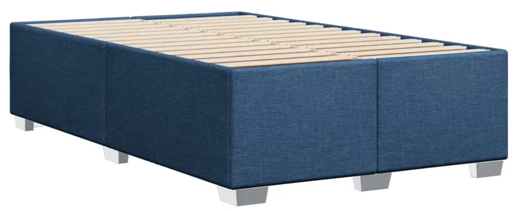 ΚΡΕΒΑΤΙ BOXSPRING ΜΕ ΣΤΡΩΜΑ ΜΠΛΕ 120X190 ΕΚ. ΥΦΑΣΜΑΤΙΝΟ 3285826