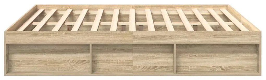 vidaXL Πλαίσιο Κρεβατιού Sonoma Δρυς 200x200 εκ.