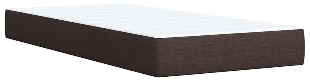 ΚΡΕΒΑΤΙ BOXSPRING ΜΕ ΣΤΡΩΜΑ ΣΚΟΥΡΟ ΚΑΦΕ 90X200 ΕΚ. ΥΦΑΣΜΑΤΙΝΟ 3289268