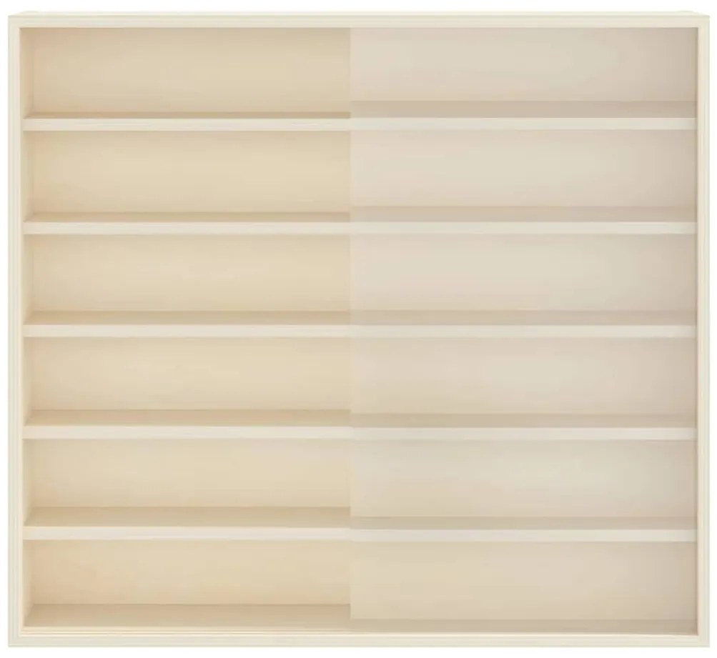 vidaXL Ξύλινη βιτρίνα συλλεκτών Καφέ 60 x 8,5 x 54 εκ. Κόντρα πλακέ
