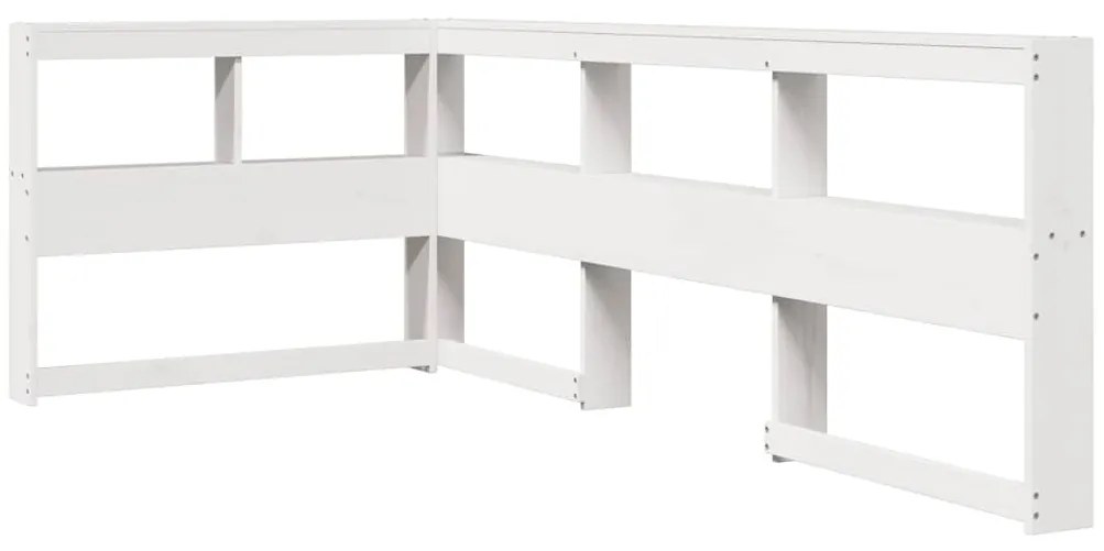 vidaXL Κρεβάτι Βιβλιοθήκη Χωρίς Στρώμα 90x200 εκ Μασίφ Ξύλο Πεύκου