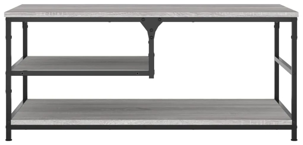 vidaXL Τραπεζάκι Σαλονιού Γκρι Sonoma 90 x 49 x 40 εκ. Επεξεργ. Ξύλο