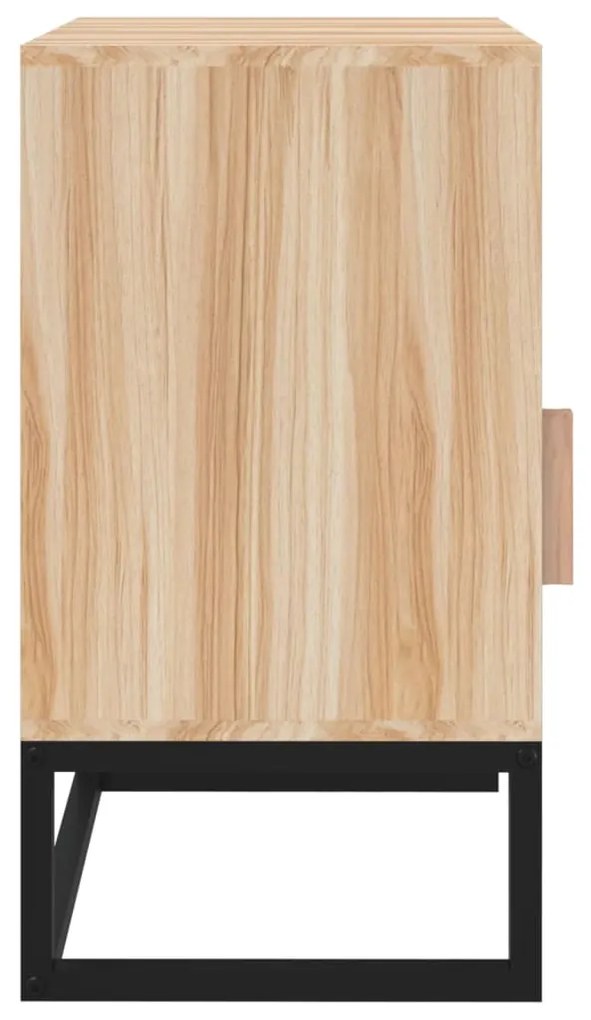 vidaXL Κομοδίνο 40 x 30 x 55,5 εκ. από Επεξεργασμένο Ξύλο &amp; Σίδερο