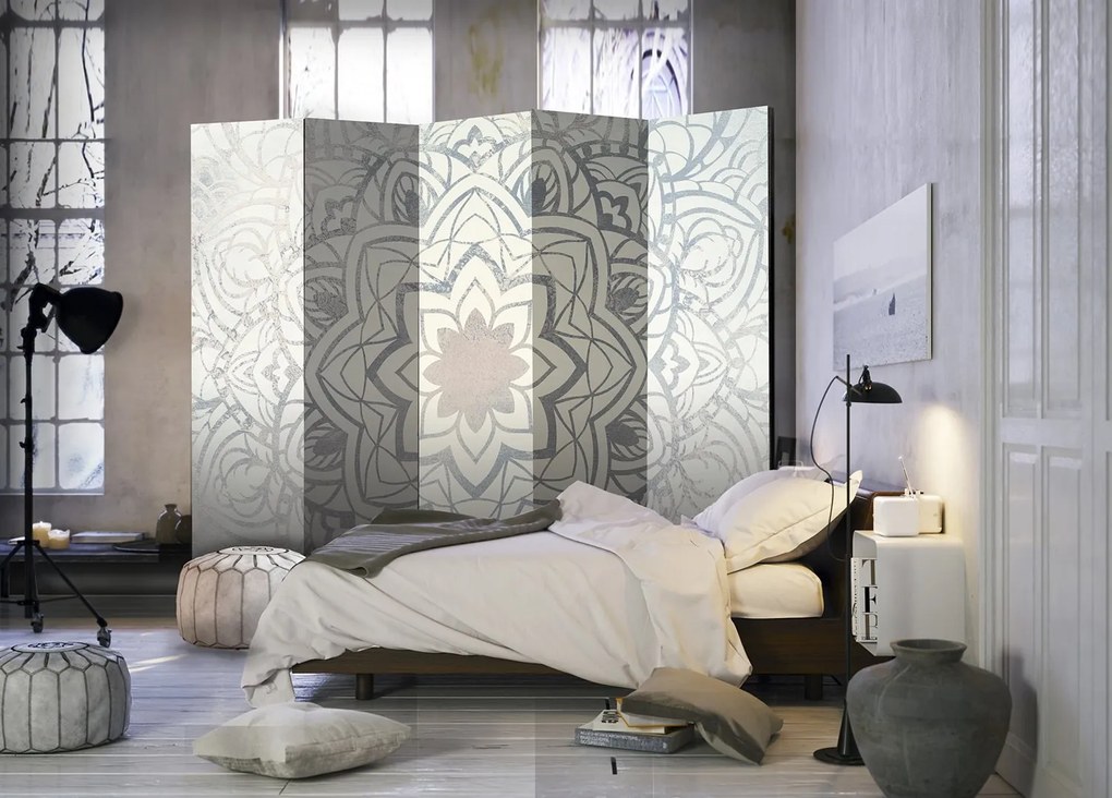 Διαχωριστικό με 5 τμήματα - Winter Mandala II [Room Dividers] 225x172