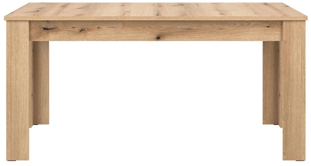 Τραπέζι Orlando AD116, Δρυς, 77x90x160cm, Επιμήκυνση, Πλαστικοποιημένη μοριοσανίδα | Epipla1.gr