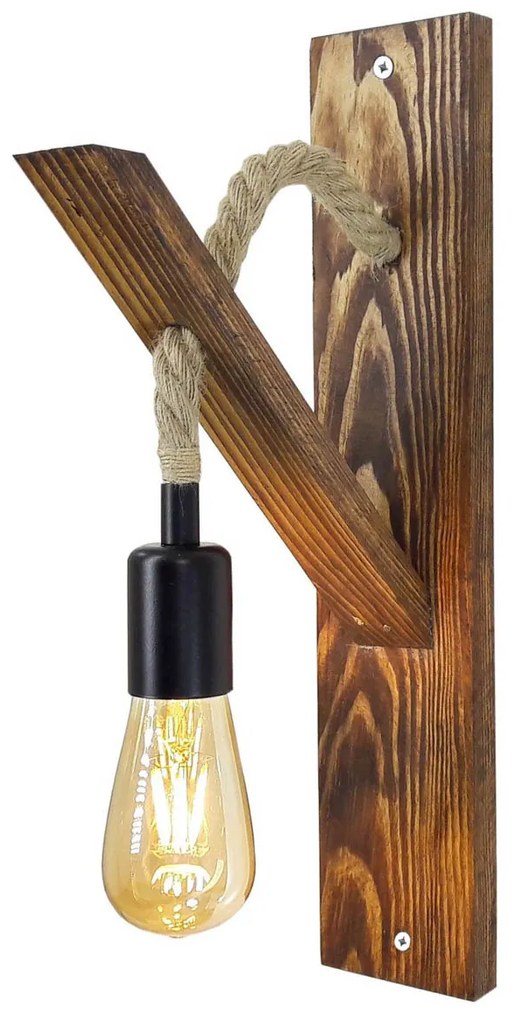 Απλίκα Τοίχου A-G Ahsap 806ALD1467 Walnut