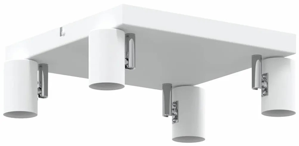 vidaXL Σποτ οροφής Λευκό 26.5 x 26 x 11.5 εκ Ατσάλι