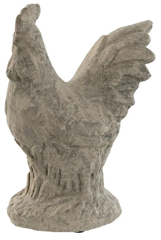 Διακοσμητική Φιγούρα Home ESPRIT Γκρι Κότα Παλαιωμένο φινίρισμα 17 x 12 x 22 cm