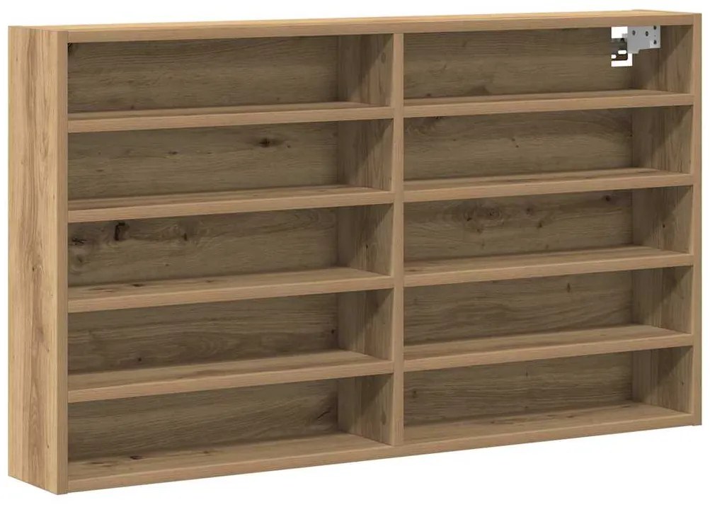 vidaXL Βιτρίνα artisan δρυς 100 x 15 x 58 cm Επεξεργασμένο ξύλο