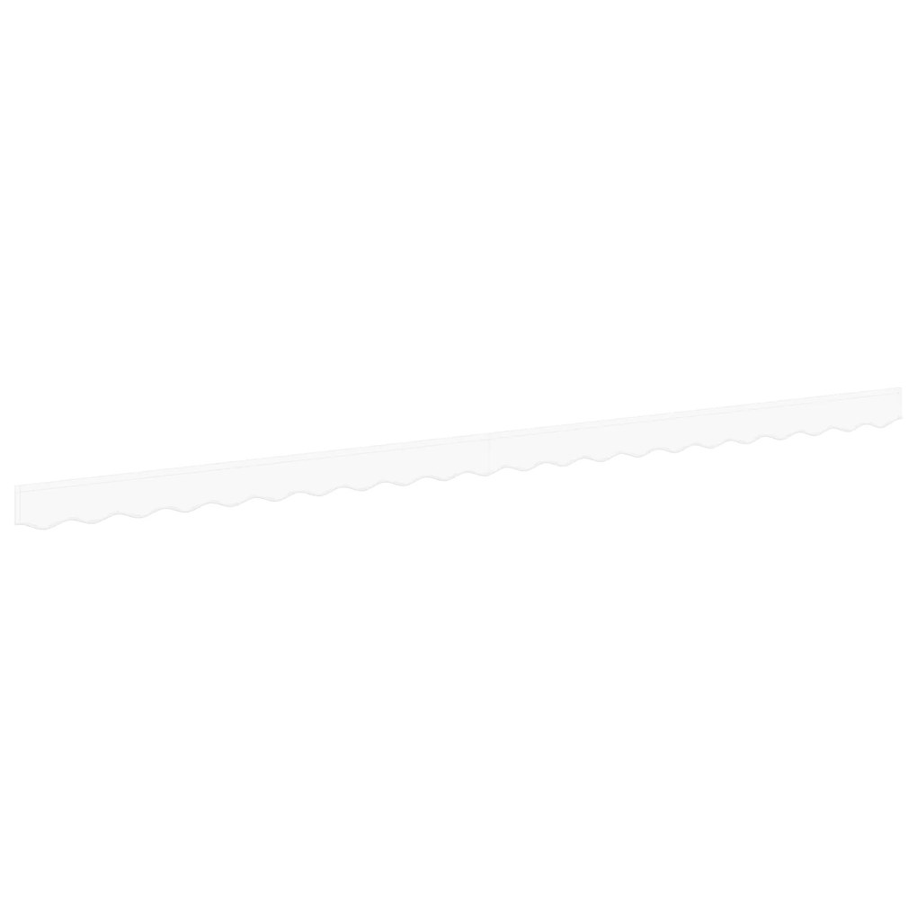 vidaXL Κουρτίνα τέντας για 5 μ πλαίσιο Λευκή 4.8x0.2 μ
