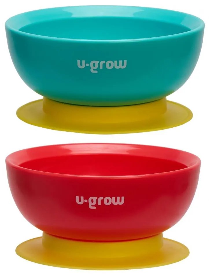 U-Grow UG-BOL2X340 Παιδικό Μπωλ Φαγητού 2τμχ
