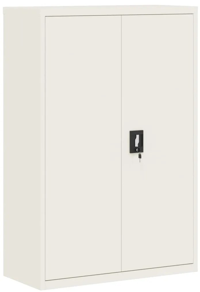 vidaXL Αρχειοθήκη Λευκή 90 x 40 x 180 εκ. Ατσάλινη