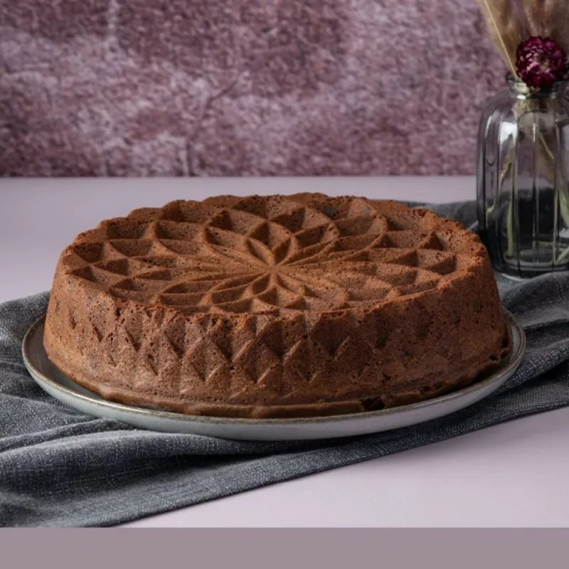 Φόρμα ψησίματος Dr.Oetker Mandala 2557, 26 cm, Στρογγυλό, Χυτό αλουμίνιο, Ροζ χρυσό