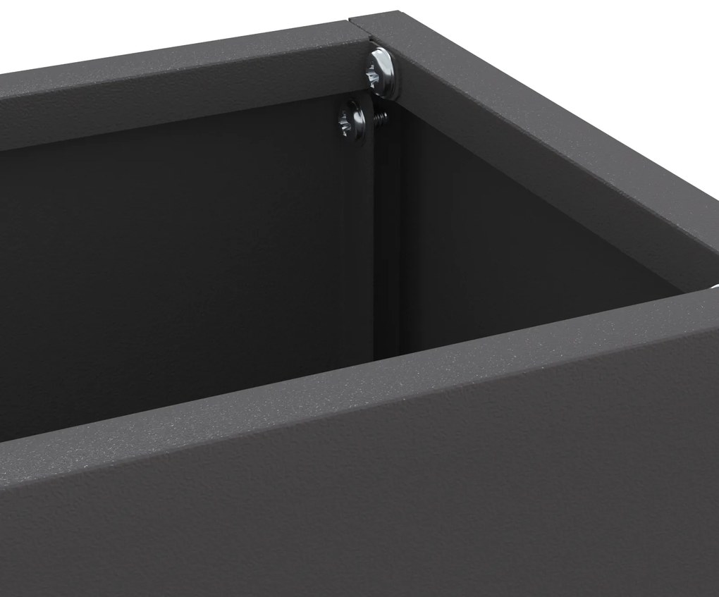 vidaXL Μαύρος Σταυρός Ομπρέλας 28x12x41 εκ. Ατσάλι