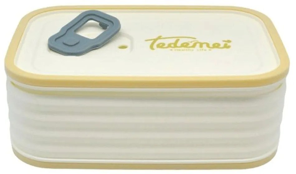 Φαγητοδοχείο 833962 15,5x10,8x5,3cm 580ml White-Beige Ankor Plastic