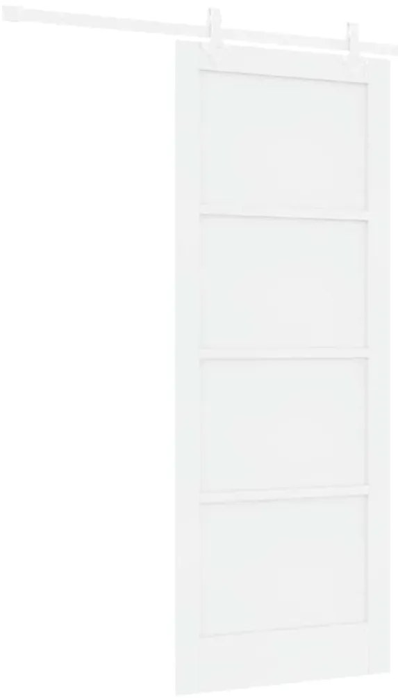 vidaXL Συρόμενη Πόρτα Λευκό 83 x 211 εκ.