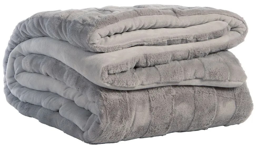 Κουβερτοπάπλωμα Υπέρδιπλο (220x240) Nef-Nef Homeware Wane Γκρι