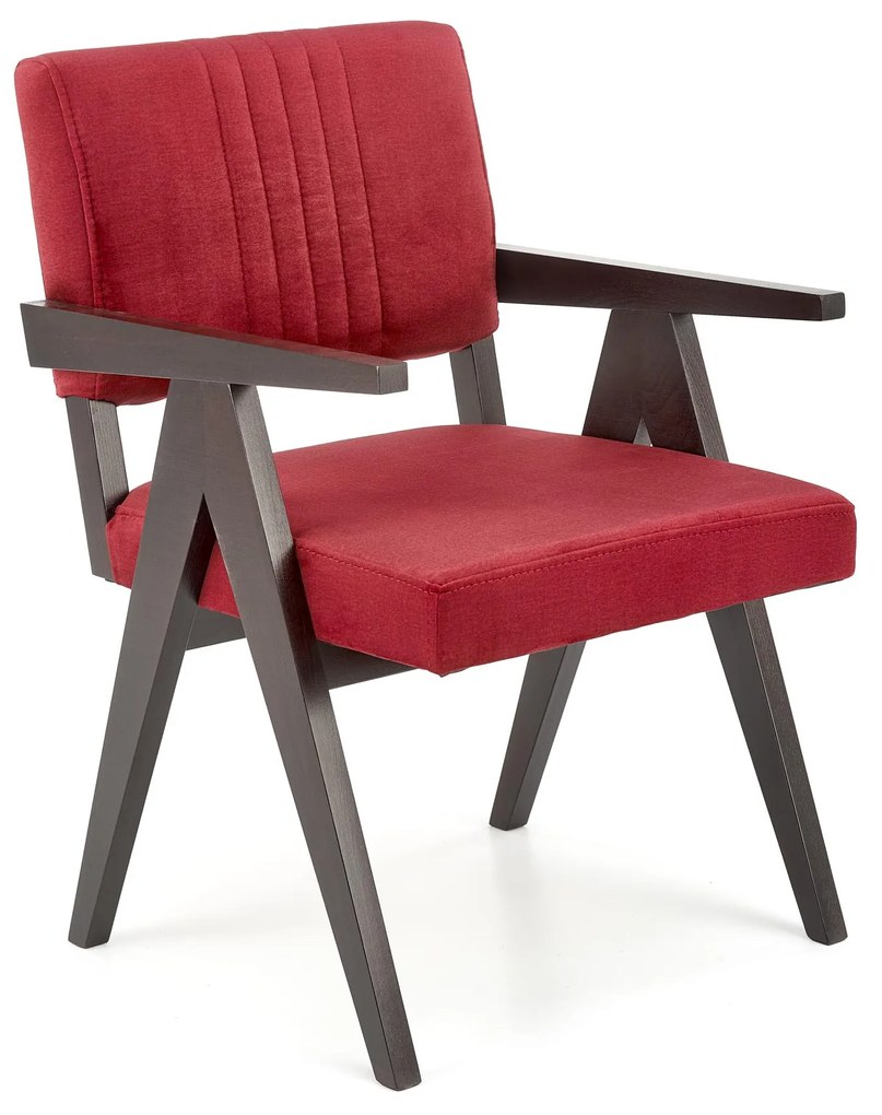 MEMORY chair, ebony / maroon Monolith 59